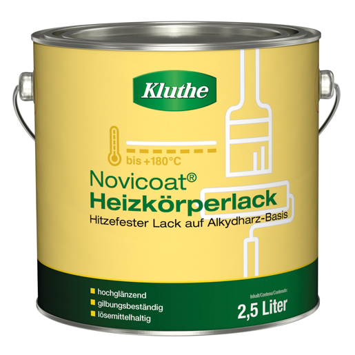Kluthe Novicoat Heizkörperlack 2,5 lt Aromatenfrei Weiß